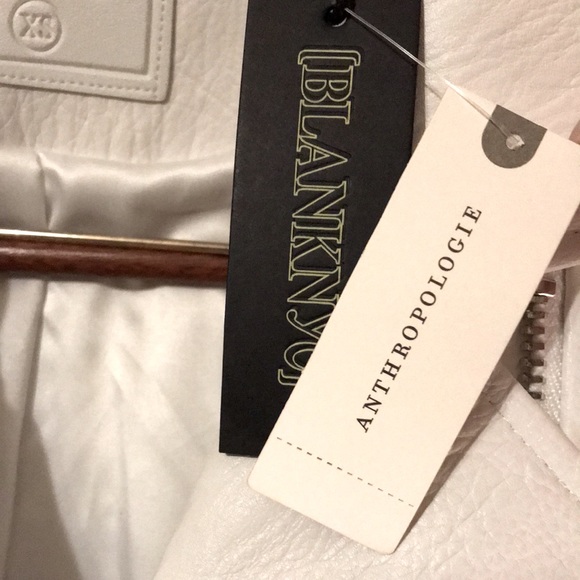 Christmas gift alert!! NWT white biker style faux leather jacket - Picture 7 of 15